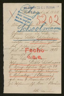 Expediente de Lübbo Schoolmann