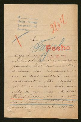 Expediente de Pierre Marie Fayel