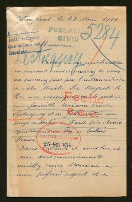 Expediente de la familia de Hubert Lestocquoy