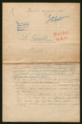 Expediente de François Marie Le Gouër