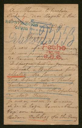 Expediente de la familia Delabroy Dumez