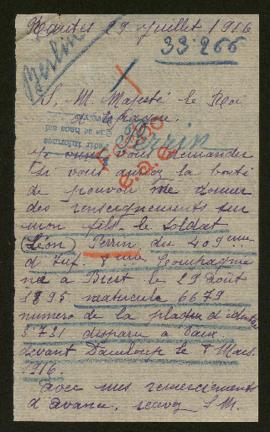 Expediente de Léon Perrin