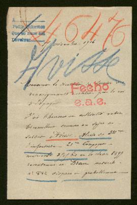 Expediente de Alexis Avisse