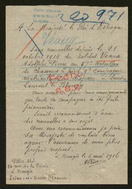 Expediente de Adolphe Pierre Veaux