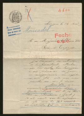 Expediente de Léon Gustave Louis Moncadel