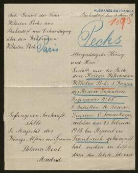 Expediente de Wilhelm Pecks