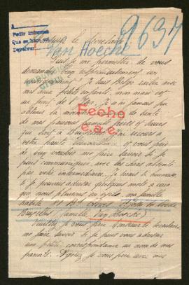 Expediente de la familia van Hoecke