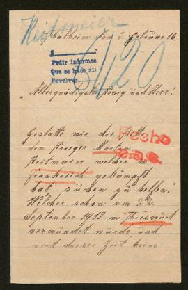 Expediente de Martin Beitmaier