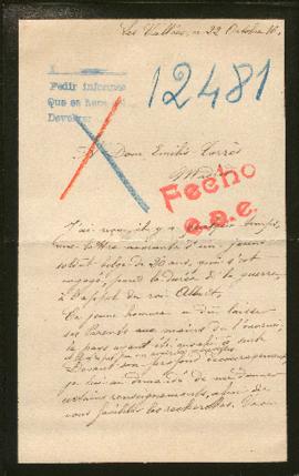 Expediente de Jules Depresseux y esposa