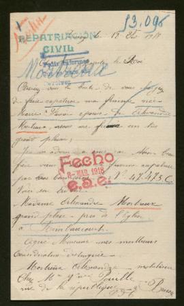 Expediente de Marie Mortreux Favier