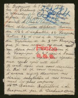 Expediente de Alphonse Mari Alexandre Bornier