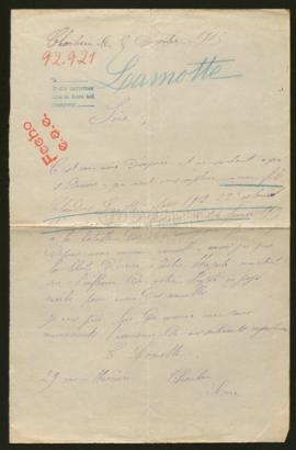 Expediente de Claudius Lamotte