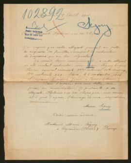 Expediente de Eugène Pascal Séguy