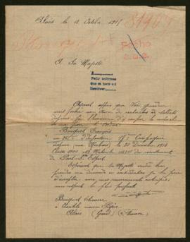 Expediente de François Bouquet