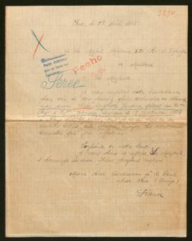 Expediente de Auguste Jacques Serré