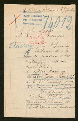 Expediente de Charles Jean Auvray