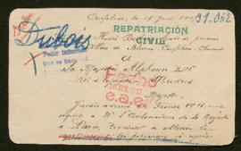 Expediente de la familia Duboid Duchamel