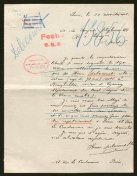 Expediente de Henri Delecourt