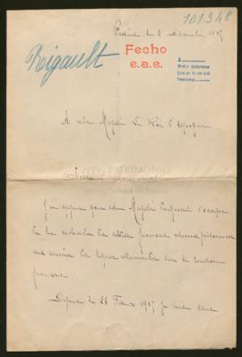Expediente de Maurice Charles Rigault