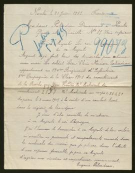 Expediente de Léon Clovis Narcisse Palvadeau