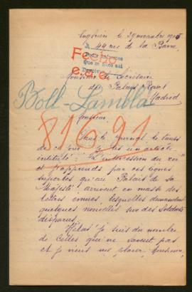 Expediente de Roger Georges Louis Boll-Lambla