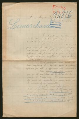 Expediente de Firmin Désiré Lemarchand