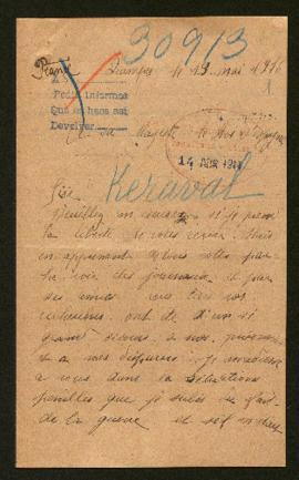Expediente de  Louis Joseph Keraval
