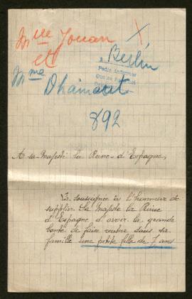 Expediente de Marie Louise Jouan y Marguerite Dhainaut