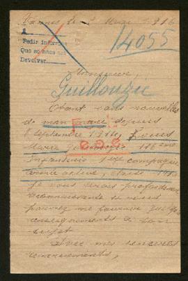 Expediente de Louis Marie Guillouzic