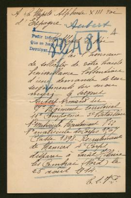 Expediente de Armaud Aubert