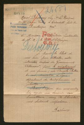 Expediente de Angèle Desbouvry Pottier