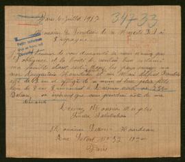 Expediente de la familia Bourdelet Hourdeau