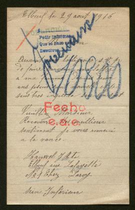 Expediente de Orelie Jovenaux