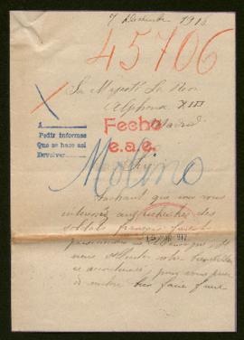 Expediente de Jules Louis Molino