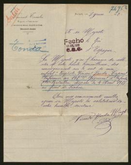 Expediente de Baptiste Vincent Tonda