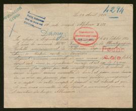 Expediente de Emile Dermy