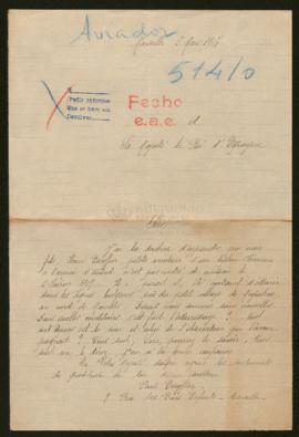 Expediente de Henri Escoffier