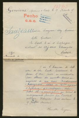 Expediente de Ferdinand Sauzeau