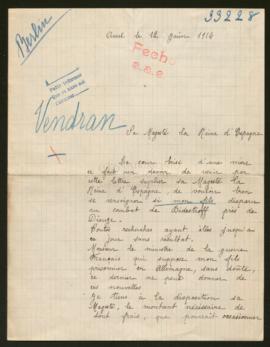 Expediente de Jean Baptiste Eugène Benjamin Vendran
