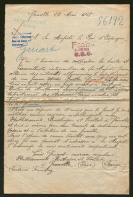 Expediente de Berthe Guiart e hijos