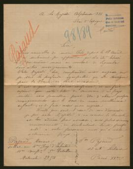 Expediente de Maurice Pajaud