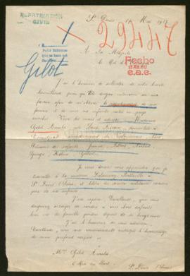 Expediente de la familia Gilot Fosseux