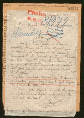 Expediente de Fernand Boudier