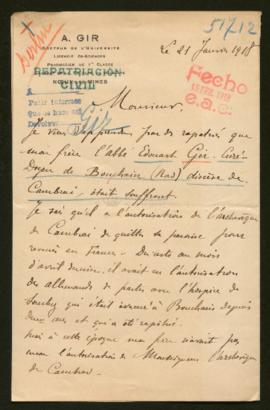 Expediente de Edouard Gir