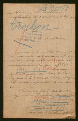 Expediente de Maurice Paul Trochon