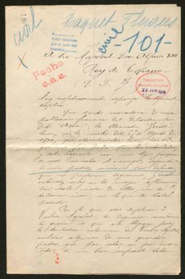 Expediente de monsieur y madame Baquet Fleurus
