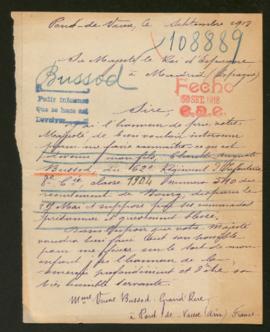 Expediente de Claude Auguste Bussod