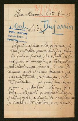 Expediente de Félix Dujarrier