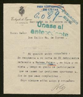 Expediente de madame Prieur y familia