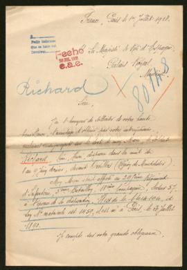 Expediente de Léon Henri Richard